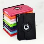 360 Degree Rotary Leather Case with Elastic Strap for iPad Mini