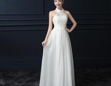gown in white colour